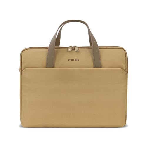 Mack MCE-1513 Nova Eco Çevre Dostu Laptop Çantası, 15.6 inç Bilgisayar Çantası, Kadın ve Erkek Notebook Çantası, YKK Fermuarlı Macbook Çantası, İş ve Evrak Çantası, Camel
