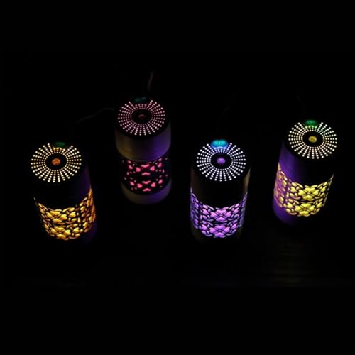 Humidificador pequeño USB para auto de 250 ml con luz LED miniatura 5