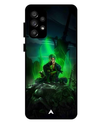 Image of Premium Anime 1 Case for Samsung Galaxy A73 (Glossy Finish) Soft-Touch Metal TPU Back Cover, Shockproof, Designer, Aesthetic Mobile Phone Case