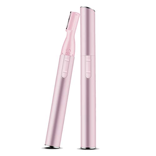 NEWCOMD Eyebrow Trimmer, Funstant Precision Eyebrow Razor for Women Electric Facial Hair Remover with Comb Eyebrow Epilator No Pulling Sensation Painless for Face Chin Lips Neck Bikini-line Armpit