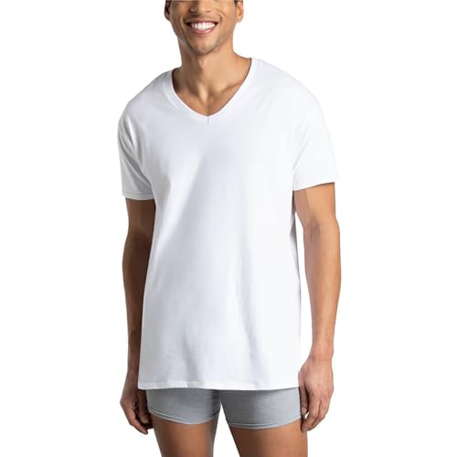 La Mejor Recopilación de Playera Cuello V los más recomendados. 17 Playera Cuello V marca Fruit of the Loom (2)