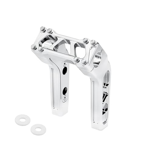 Réhausse guidon pour Dyna et Sportster | Élévateur moto chrome 6 pouces