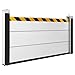 Aluminum Flood Protection Barrier 48.03x23.62in Flood Door for Basement Backyard