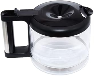 FineParts Glass Coffee Carafe for Delonghi coffee maker carafe Part 7313283649 / AS00000675 - Replacement Carafe for Espresso Delonghi Coffee Maker Pot Cup - 10 Cups