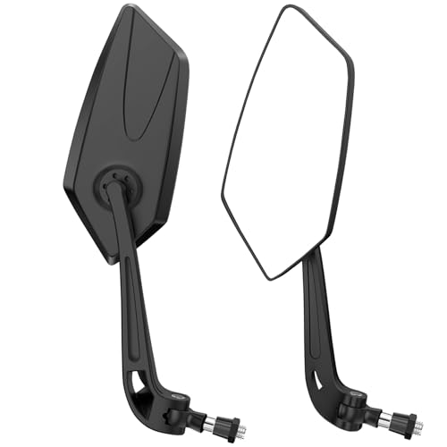 MAEZOE 360° Adjustable Bike Mirrors for Handlebars, Wide View & Shockproof Bicycle Rear View Mirrors, Waterproof E Bike Mirrors for Road, Mountain & City Cycling