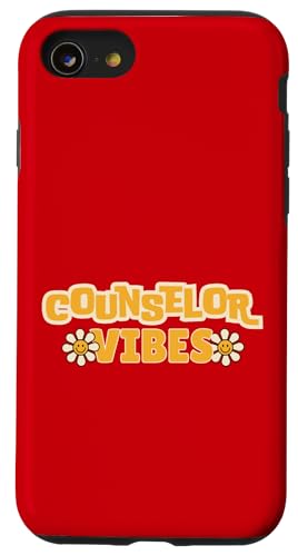 Carcasa para iPhone SE (2020) / 7 / 8 Retro First Day Back To School Groovy School Counselor Vibes
