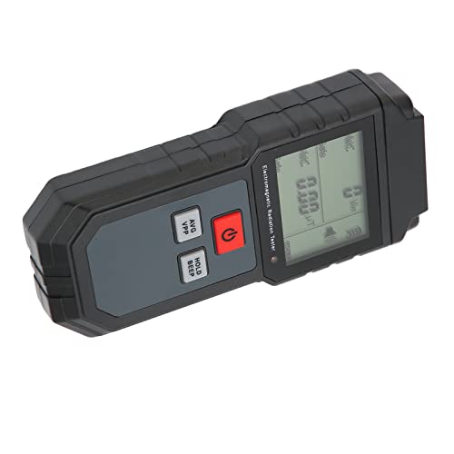 Medidor de EMF LCD, Testador de Radiação Eletromagnética Digital Recarregável, Com Alarme de Luz Son