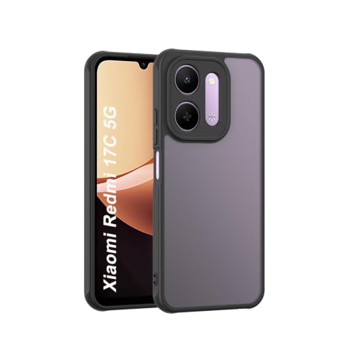 Afikyutu Coque pour Xiaomi Redmi 17C 5G, PC Housse arrière + TPU Silicone