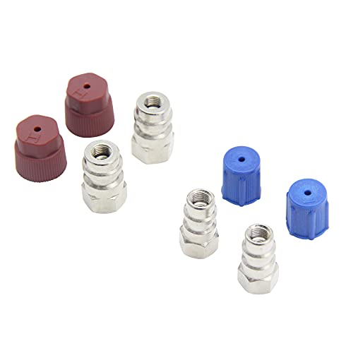 Kit adaptadores retrofit AC R12 a R134A 8 piezas miniatura 2
