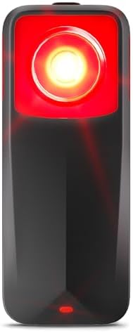 RAVEMEN NT201 Bike Radar Tail Light, 80-Lumen Bright Wide-Angle Bicycle Rear Light with Visual & Audible Alert, Auto Brake Flash, ANT+ Compatible, Power Level Check for Night Urban City Riding