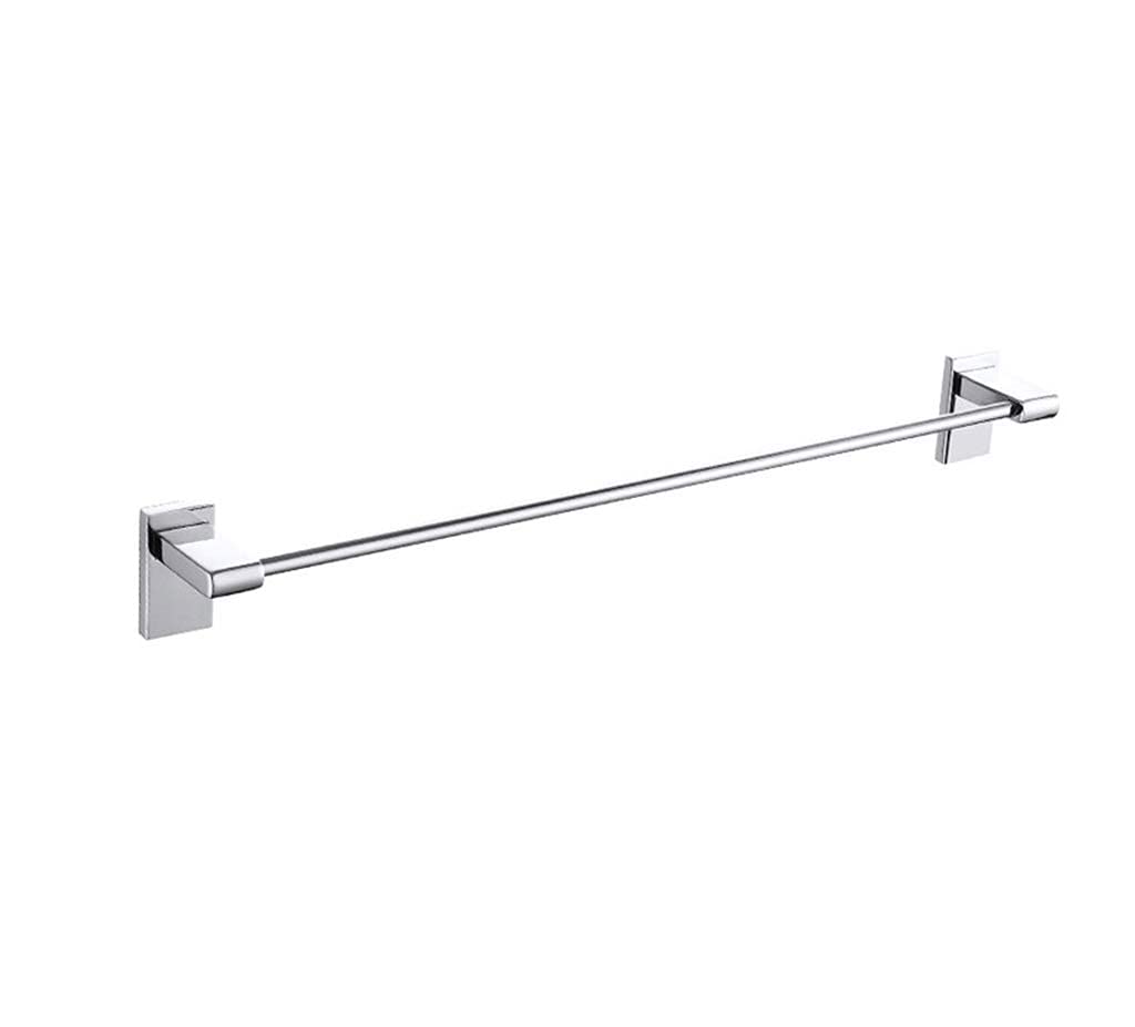 Porte-serviettes mural cuivre anti-encombrement pour petite salle de bain 60 cm