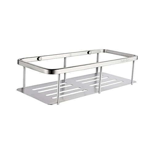 Toallero rectangular de acero inoxidable 304 para pared de baño y cocina 2