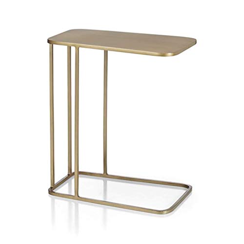 Coffee Table Wrought Iron/Simple Side Table, C-Shaped, Metal Paint Pro