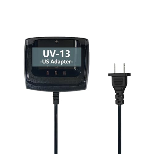 BAOFENG UV-13 Charger Base US Adapter for UV-13 Pro Radio Accessories DC8.4V for TYT UV88 UV99 Walkie Talkie with LED Indicator P15UV Charger Dock