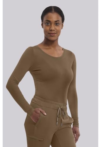 Image of Healing Hands Underscrub Long Sleeve Women Knits Scrub Tops