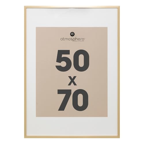 Atmosphera - Cadre photo manu doré 50x70cm