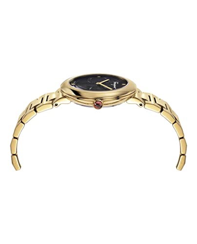 Ferragamo Ferragamo Chic Collection Luxury Womens Watch Timepieces with a Gold Bracelet and Case Featuring a Black Dial2