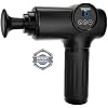 SPA SCIENCES - SmartGun Elite Therapeutic Deep Tissue Percussion Massager for Muscle Soreness - with Interchangeable Heads, 10 Intensity Levels and Smart Comfort Pulse USB Rechargeable