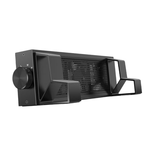 Cooler para portátil COHEALI con ventilador RGB y soporte ajustable miniatura 1