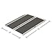 Silver Spring Aluminum Folding Wheelchair Ramp Plus 3' x 29