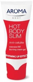Hot Body Slim Anti Cellulite - Intensive Fat Burning Cream Gel Termo Active with Pink Pepperslim ™, Caffeine and Ivy Extract (200ml)