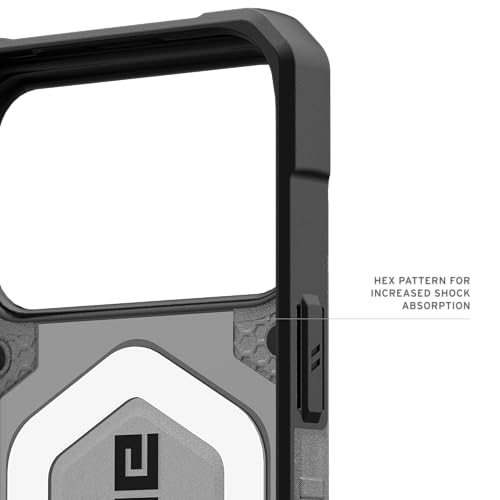 Image of Urban Armor Gear UAG Pathfinder Clear Magnetic Compatible, Rugged Shockproof Anti-Slip Military Grade Protective Case /Cover Designed for iPhone 17 Pro Max (2025) - Ash /Black