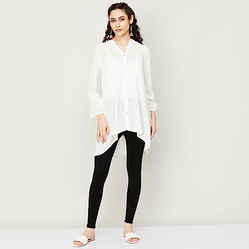 Image of Melange by Lifestyle Women Black Legging