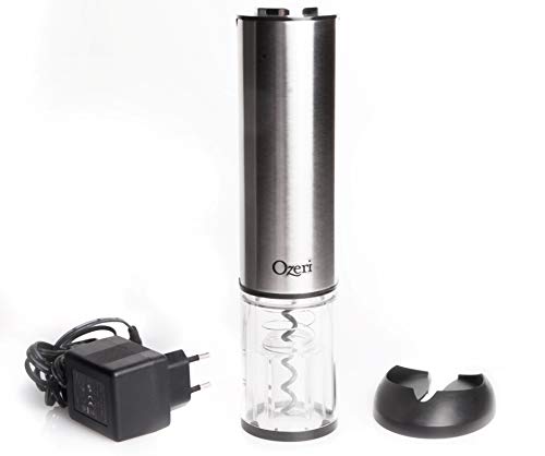 Ozeri Extravo Electric Wine Opener In Stainless Steel With Auto Activation (Button-Free Operation), Silver #TOP3