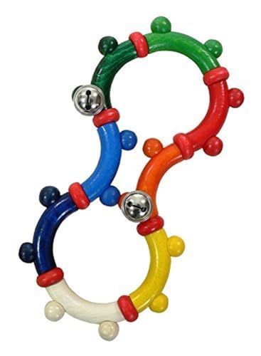 Hess Since 1990 - Greifling in Achtform mit Rassel, aus Holz...