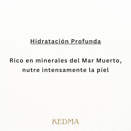Kedma - Fango Nero Del Mar Morto - Trattamento Rivitalizzante Per Pelle Secca E Irritata - Con Oli Naturali Ed Estratti Lenitivi - 550G - 2