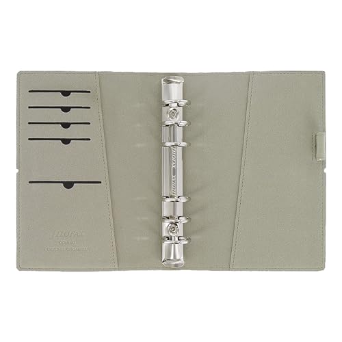 Filofax Domino Organizer, Personal Size, Black - Leather-Look, Contrast Stitching, Six Rings, Week-to-View Insert, Multilingual (C027802) by Filofax - Image 3