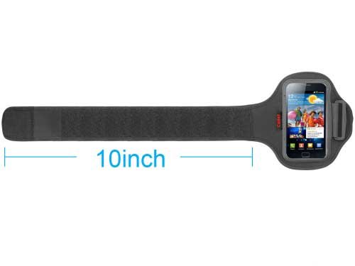 Quality Black Samsung Galaxy S Ii & S2 Armband With Sweat Resistant Lining For Samsung Galaxy S Ii & S2 Android Phone + Live Laugh Love Vangoddy Wrist Band!!! #TOP2