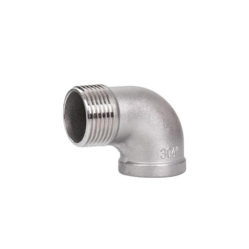 Coude 90 NPT 1/8 femelle mâle connecteur de tuyau en inox 304