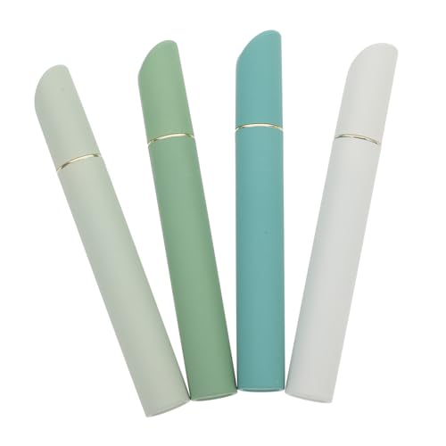 Lurrose 4個 蛍光ペン メモ用マーキングペン マーカー 勉強ハイライト ポイント パステル 紫外線 かわいい文房具 青い 四 マーク 注意書き 美的カラー プラスチック