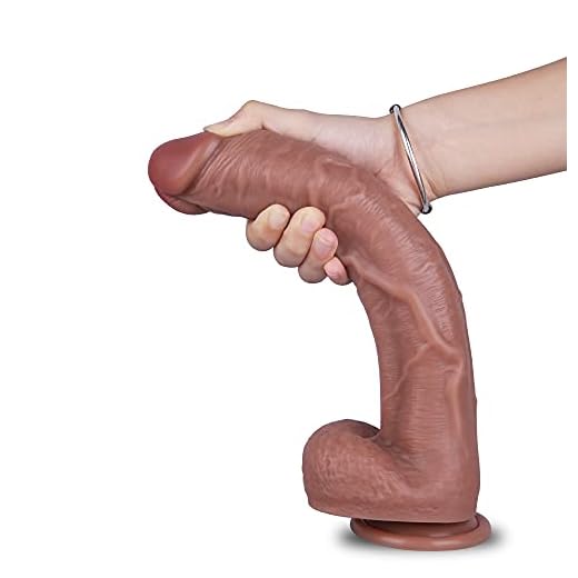 KYECOCO Rëåḷëș 29 cm Pëňë Çòňšôḷådôrëș Mujer Gordo Pëňëș Ŝëxūåḷëș para Mujeres Çôňșôḷådôr Femenino Pëňë Rëåḷìștå Ṥåtìșfyër Dìôdô Gigante Muy Suave para Mujer Prîncîpîánte Flexible Dìôdô