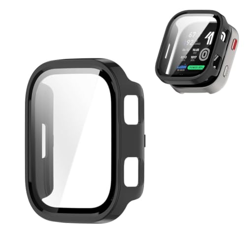 �X�}�[�g�E�H�b�`�P�[�X For Amazfit Bip Max��p �P�[�X �J�o�[ �ی�t�B����+PC�t���[�� ?����̌^ �S�ʕی� �����^ �����ȒP Max Amazfit �h�w�� ��?