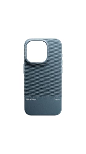 Native Union (RE) Classic Leather Case w/Magsafe for Apple iPhone 16 Pro Max 6.9" 2024| Italian Leather from Recycled Materials, 6-Ft Drop & Scratch Protection, Raised Edges, Wireless Charging - Navy