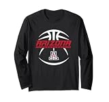 Arizona Wildcats Basketball Rebound Logo Officially Licensed Long Sleeve T-Shirt