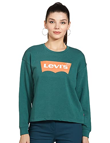 Image of Levi's Women's Cotton Regular Fit Styled Crew Neck Sweatshirt