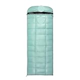 JNHGSHUAISDF Saco de Dormir Saco de Dormir de plumón Ultraligero, Impermeable, de Talla Grande, for Invierno, cálido, for Viajes, Senderismo y Acampada, for Adultos(Green,400g)