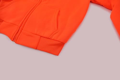 Image of TanBridge Plaid Flannel Hoodie Sherpa Fleece Lined Shirt Jacket Cotton Hoodies Zip Up Winter Warm Coat