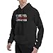 AINVLENAN We Are All Pretti Good Vintage Pullover Hoodie For Men Small Black
