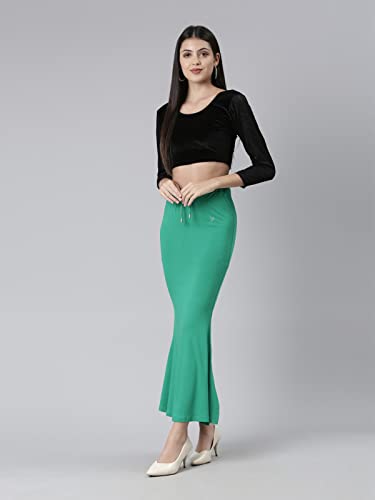 Image of TWIN BIRDS Saree Shapewear for Women | Super Soft Viscose Elastane Saree Petticoat Skirt | Stretchable & Comfortable SareeShaper