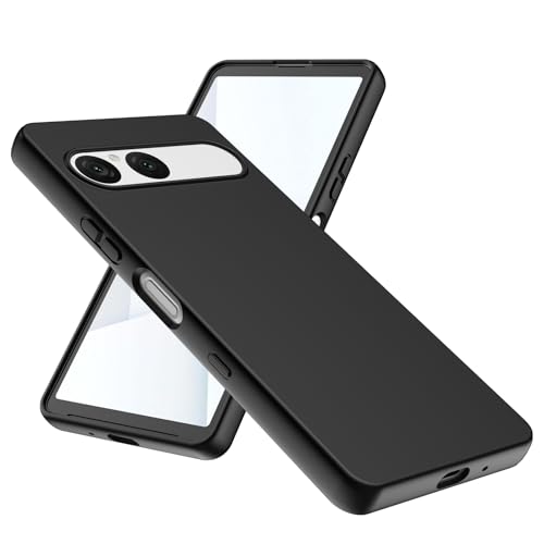 WFTE Coque pour Sony Xperia 10 VII Housse Etui en Mate TPU Souple Protection en Silicone [Antichoc][Antidérapante] [Anti-Empreintes digitales] Case pour...