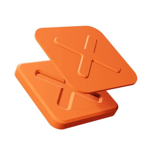 Support magnétique universel orange pour SSD et smartphone DeltaHub HoldX