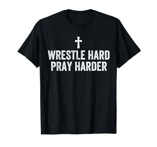 Christian Wrestling, Wrestle Hard, Christian Wrestling T-Shirt