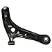 TRQ Front Steering & Suspension Kit Control Arm with Ball Joint Sway Bar Stabilizer Link Tie Rod Compatible with 2011-2019 Ford Fiesta