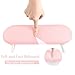 Nail Arm Rest, Professional Foldable PU Leather Nail Hand Rest with PVC Table Mat for Acrylic Nails, Soft Nail Hand Pillow Non-slip for Manicure Salon Use (Pink)