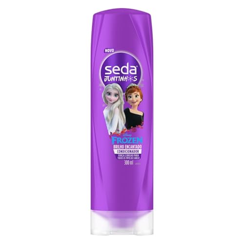 Seda Condicionador Infantil Frozen Juntinhos Brilho Encantado Frasco 300Ml