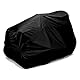 Gicov Riding Lawn Mower Cover Waterproof Heavy Duty Outdoor Tractor Cover Fits Decks Up to 54 Lawn Tractor Cover with Windproof Drawstring All Weather Protection (180,3x109,2x114,3 cm)